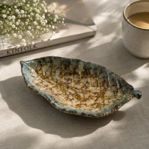 HONEY BROWN LEAF PLAT
