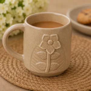 HANDCRAFTED SINGLE FLORAL MUG