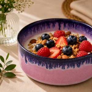 PASTEL PINK TIDE SALAD BOWL
