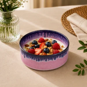 PASTEL PINK TIDE SALAD BOWL