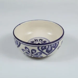 BLUE WHITE FLORAL BOWL