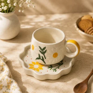 SUNNY MUGS WITH SAUCER
