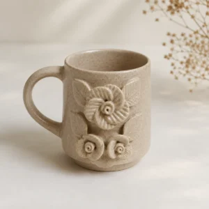HANCRAFTED FLORAL MUG