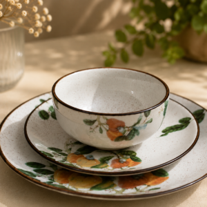 CASHEWNUT IVORY DINNER SET