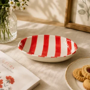 RED CANDY SNACK BOWL