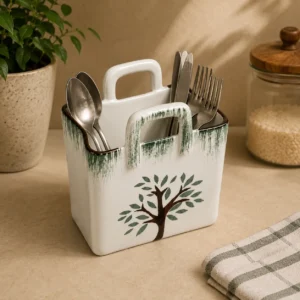 TREE OF LIFE CUTLERY HOLDER