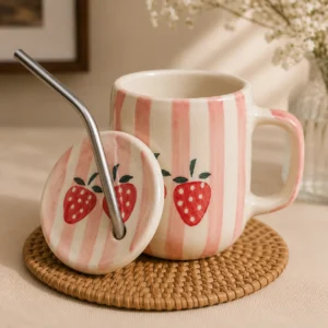 STRAWBERRY SIP STRAW TUMBLER