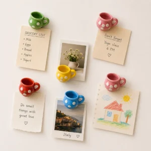 POLKA DOT MAGNETIC FRIDGE PLANTER