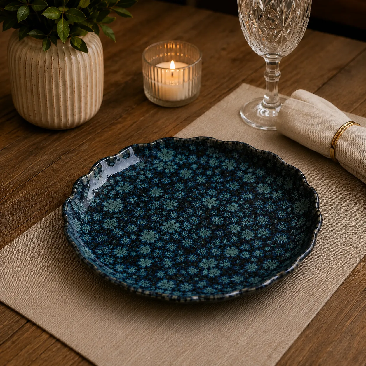 OCEAN MIST SERVING PLATTER